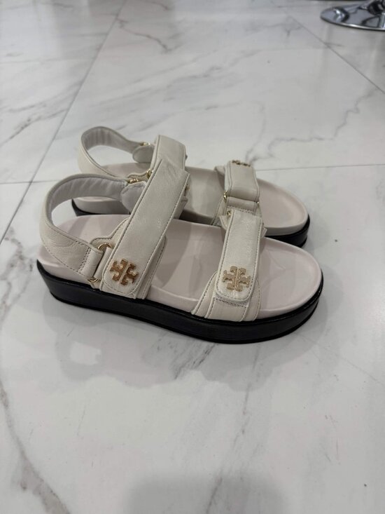 Tory Burch Shoes - Tory Burch Kira Dual Strap Leather Sandal Women's Sizes 6, 7, 8.5